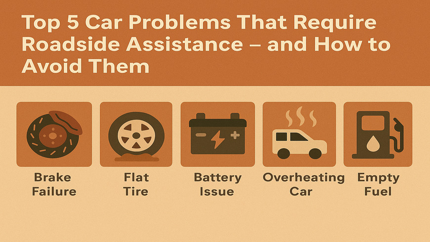 Top 5 Car Problems That Require Roadside Assistance