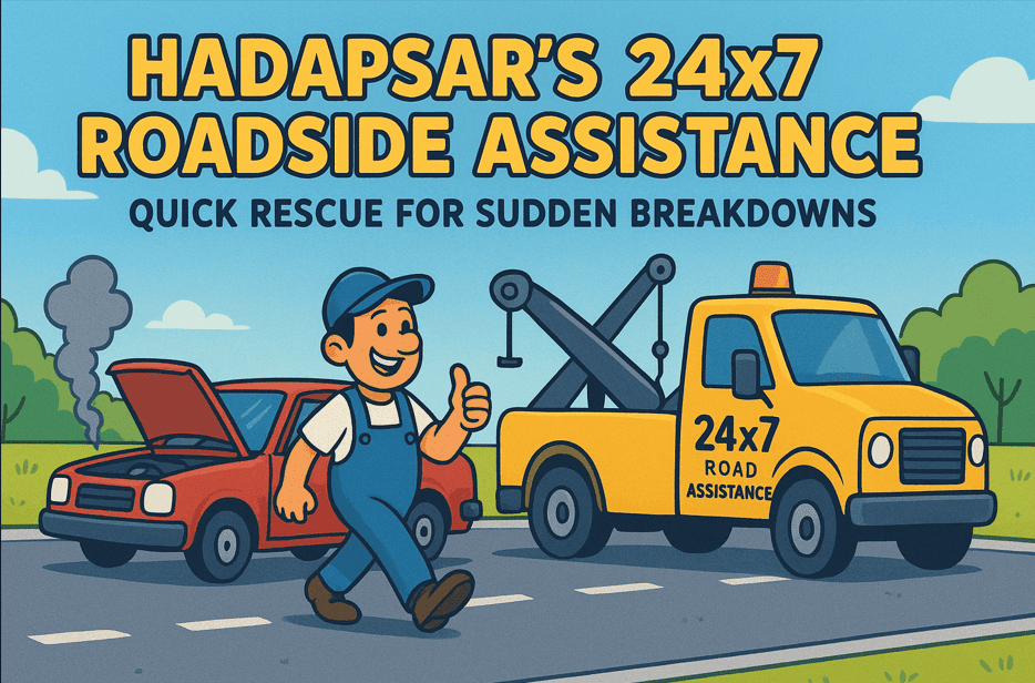 Hadapsar’s 24x7 Roadside Assistance – Quick Rescue for Sudden Breakdowns
